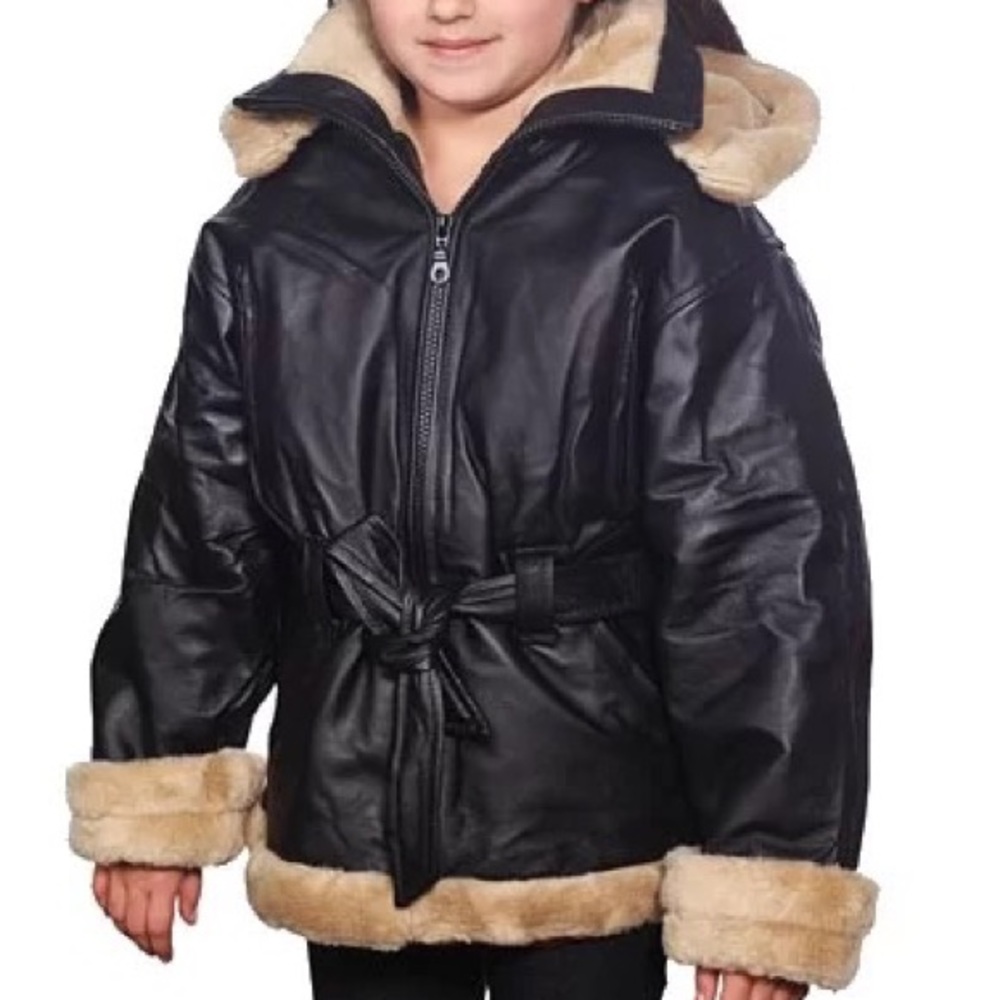 Wilda Genuine Leather Coat
